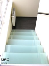 Glass stairs (top view)