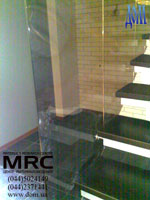 Glass balusters of Stair