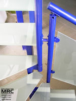 Glass stairs and baluster of staircase