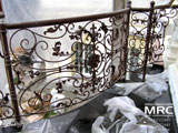Editing of balcony forged baluster in  Klovskom palace