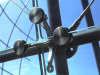 Stainless steel rope system